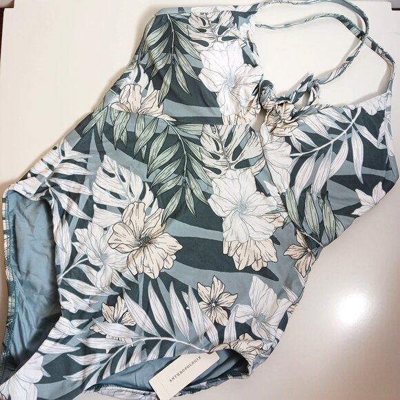 Anthropologie Seafolly Cabana Tie-Front One-Piece Swimsuit - Picture 6 of 13